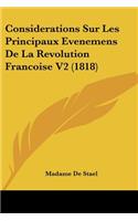 Considerations Sur Les Principaux Evenemens De La Revolution Francoise V2 (1818)