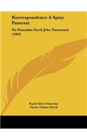 Korrespondence a Spisy Pametni