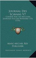 Journal Des Scavans V7