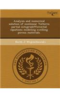 Analysis and Numerical Solution of Nonlinear Volterra Partial Integrodifferential Equations Modeling Swelling Porous Materials: (English)