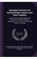 Mortality Statistics Of Insured Wage-earners And Their Families