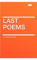 Last Poems