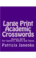 Large Print Academic Crosswords