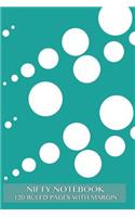 Nifty Notebook 120 ruled pages with margin