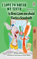 I Love to Brush My Teeth (English Irish Bilingual Book for Kids)