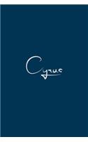 Cyrus: notebook with the name on the cover, notebook for notes, Journaling