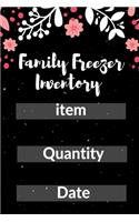 Family Freezer Inventory