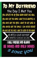 To My Boyfriend the Day I Met You