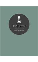 Orpington More Coffee Shops Than Amsterdam: 120 page Ruled Notebook made for the great people of Orpington. Matte soft cover.