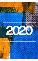 2020 Weekly Planner Diary Notebook: Jan 1, 2020 to Dec 31, 2020: Daily, Weekly & Monthly View Planner, Diary & Journal Abstract Creative Cover
