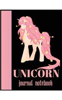 Unicorn journal notebook