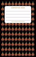 Jack O'Lantern Pumpkin Pattern - Composition Book