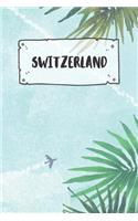 Switzerland: Ruled Travel Diary Notebook or Journey Journal - Lined Trip Pocketbook for Men and Women with Lines