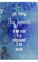 She Knew The Power Of Her Mind & So Programmed It For Success