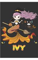 Ivy: Ivy Halloween Beautiful Mermaid Witch Want To Create An Emotional Moment For Ivy?, Show Ivy You Care With This Personal Custom Gift With Ivy's Very 