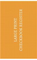 Large Print Checkbook Register