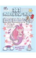 101 Mazes For Kids 3: SUPER KIDZ Book. Children - Ages 4-8 (US Edition). Cute Mermaid custom art interior. 101 Puzzles with solutions - Easy to Very Hard learning levels (19 Mermaid 19md3)
