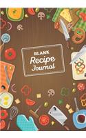 Blank Recipe Journal to Write in: Cooking & Kitchen Stuff - Family & Personalized Favorite Recipes - Cooks Chefs Collect Organizer - Food Cook Book Keeper -Cooking Baking Diary - Kit(4 Fill in Recipe Book)