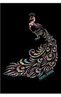 Peacock Journal: Colorful Peacock Notebook for Women: 120 Page 6 X 9 Blank Lined Journal, Notebook or Diary, Durable Soft Cover, Matte Finish, Makes a Great Gift