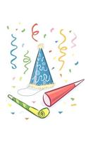 New Year Holiday Christmas Party Celebration Festive Noisemakers Comp Book 130