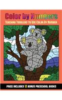 Teaching Toddlers to Use Color By Number (Color By Number - Animals)