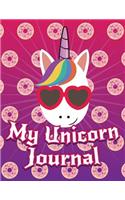 My Unicorn Journal: Cute Notebook Journal V26