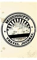 Mississippi Travel Journal: Blank Lined Vacation Holiday Notebook