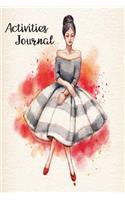 Activities Journal: For Recording Activities You Love.
