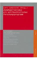 Junghegelianismus ALS Antifaschistisches Forschungsprogramm