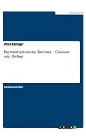 Paymentsysteme im Internet - Chancen und Risiken