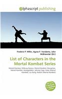 List of Characters in the Mortal Kombat Series: (English)