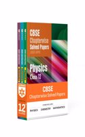Arihant CBSE Chapterwise Solved Papers 2023-2011 Physics, Chemistry, Mathematics Class 12th (Set of 3 Books)