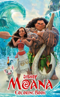 Moana Coloring Book: A Coloring Book For Kids And Adults With Mona Pictures, Relax And Stress Relief