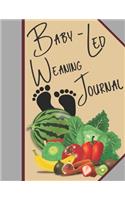 Baby Weaning Journal Checklist Tracker Log