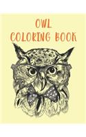 Owl Coloring Book