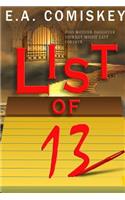 List of 13
