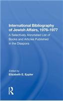 International Bibliography Of Jewish Affairs, 1976-1977