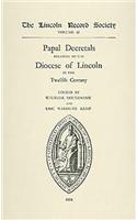 Papal Decretals relating to the Diocese of Lincoln in the 12th Century