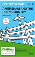 Chiltern Society Footpath Map No. 6 - Amersham and the Penn Country