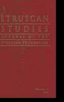 Etruscan Studies Volume 11 (2008)