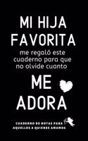 Mi Hija Favorita Cuaderno De Notas