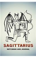 Sagittarius Notebook and Journal: Fantasy Style Zodiac Star Sign Horoscope Journal, Diary, Notebook or Log, Birthday Christmas Gift for Men, Women and Kids 118 pages 6x9 Easy Carry C