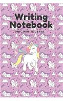 Writing notebook Unicorn Journal