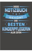 Dieses Notizbuch Gehört Der Besten Kinderpflegerin Aller Zeiten