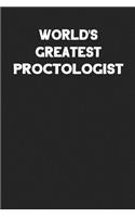 World's Greatest Proctologist: Blank Lined Career Notebook Journal