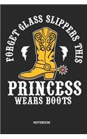 This Princess Wears Boots Notebook: Dotted Lined Line Dance Princess Notebook (6x9 inches) ideal as a Line Dancing Boots Journal. Perfect as a Beginners Book for all Country Music Danc