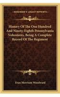 History of the One Hundred and Ninety-Eighth Pennsylvania Volunteers, Being a Complete Record of the Regiment