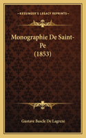 Monographie De Saint-Pe (1853)