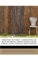 Varieties in Verse