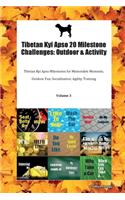 Tibetan Kyi Apso 20 Milestone Challenges: Outdoor & Activity Tibetan Kyi Apso Milestones for Memorable Moments, Outdoor Fun, Socialization, Agility, Training Volume 3